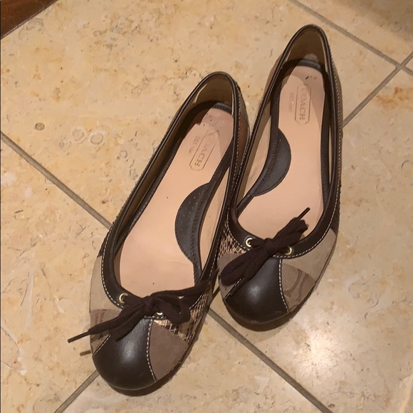 Coach Joan patchwork leather flats 7.5 - Picture 4 of 14